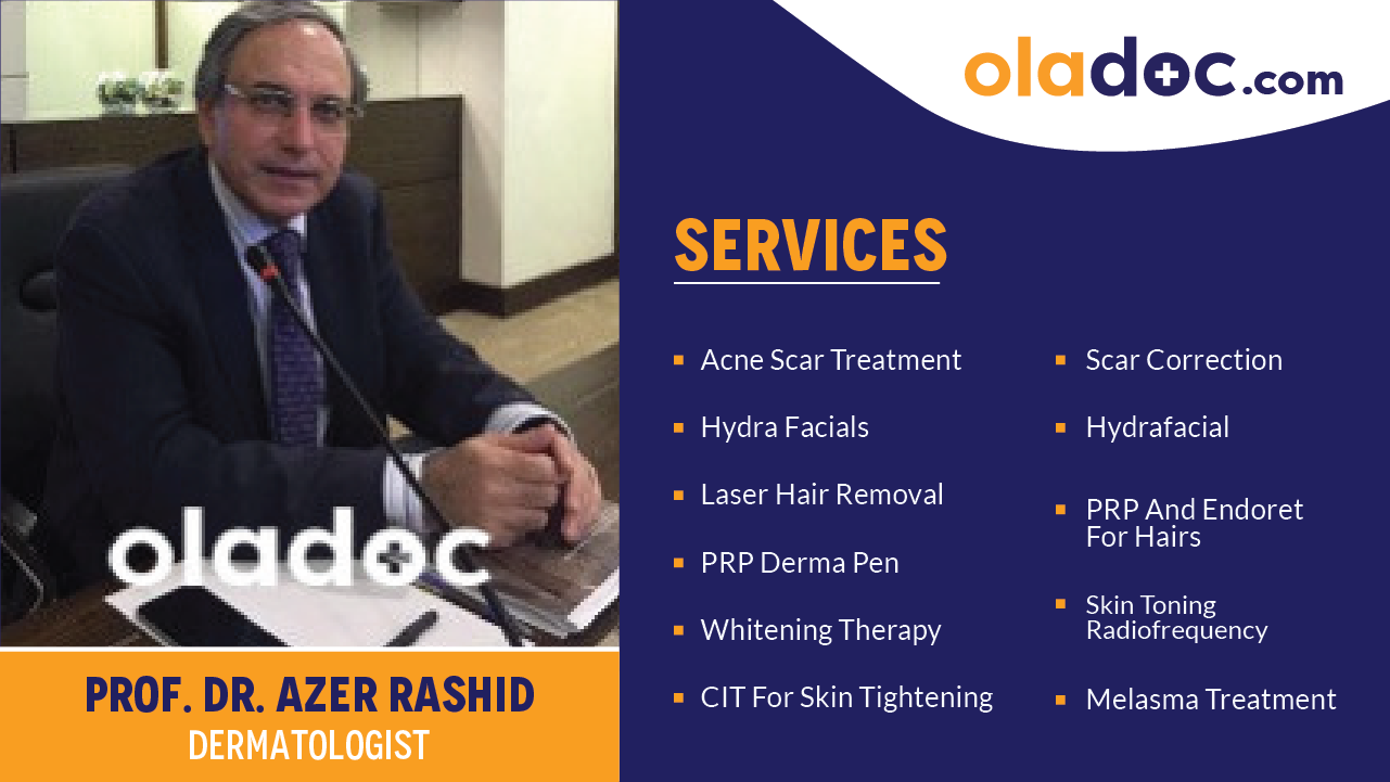 Services provided by Dr.Azer Rashid